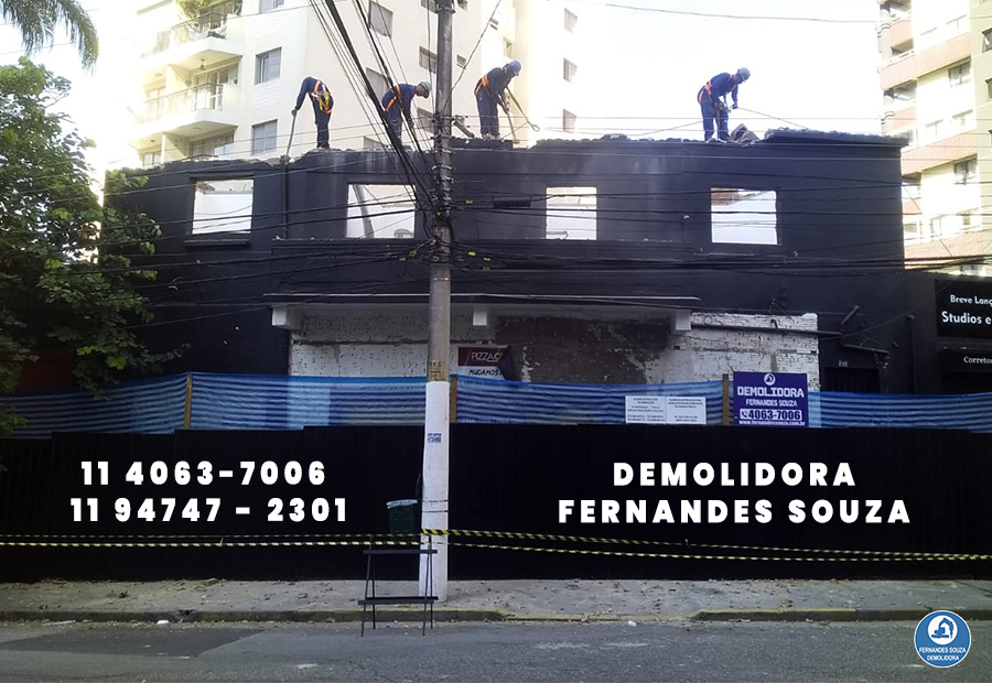 Demolição - Rua Francisca Julia 201 Santana SP