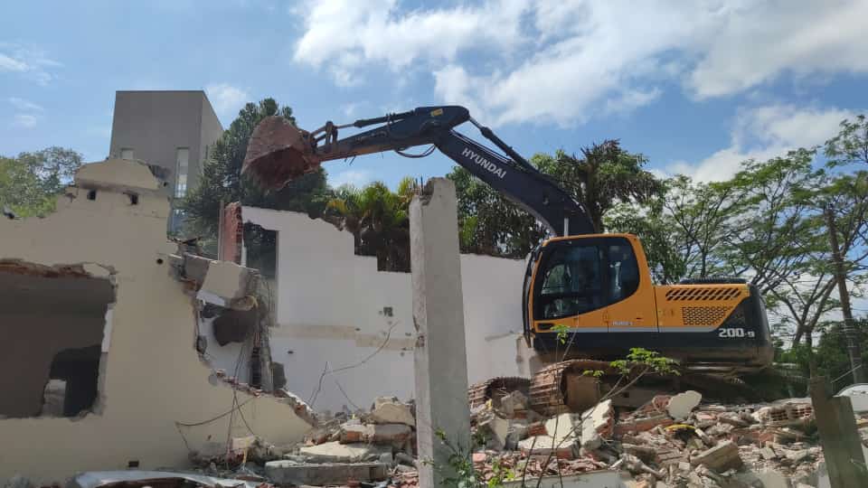 Obra condomínio nova Higienópolis Jandira