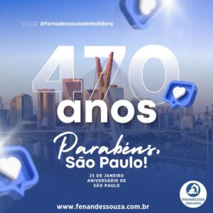 Aniversário de São Paulo 470 anos